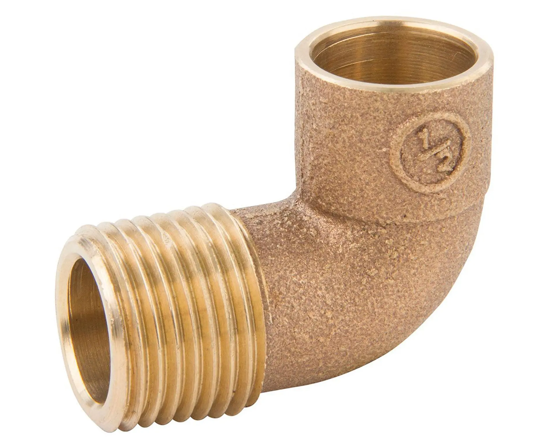 Codo de bronce 1/2 so he
