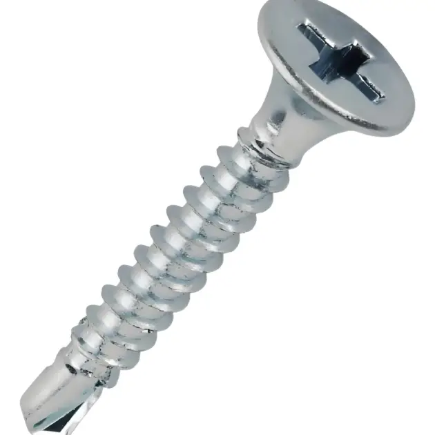 Tornillo Drywall Punta Broca 6X1 CJ 100 UND