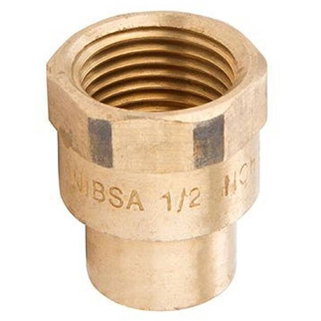 Terminal de bronce 1/2 so hi